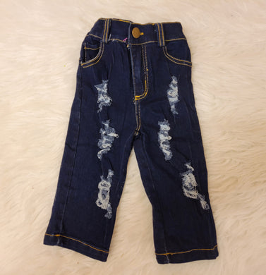 Boys distressed denim jeans