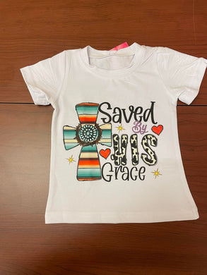 Saved by his grace T-shirt