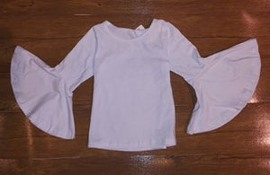 White Bell sleeve top