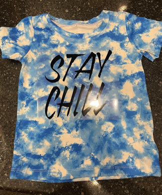Stay Chill tye dye t-shirt