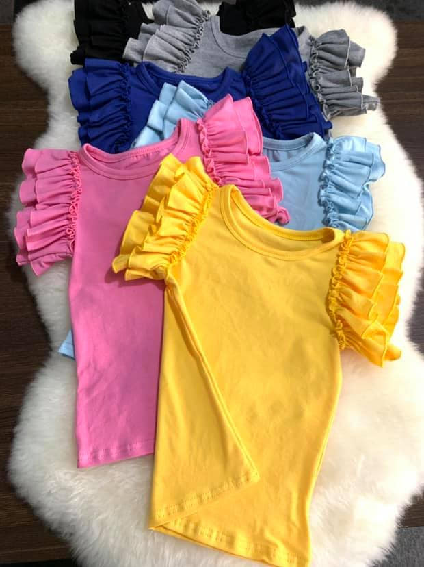 flutter sleeve tops